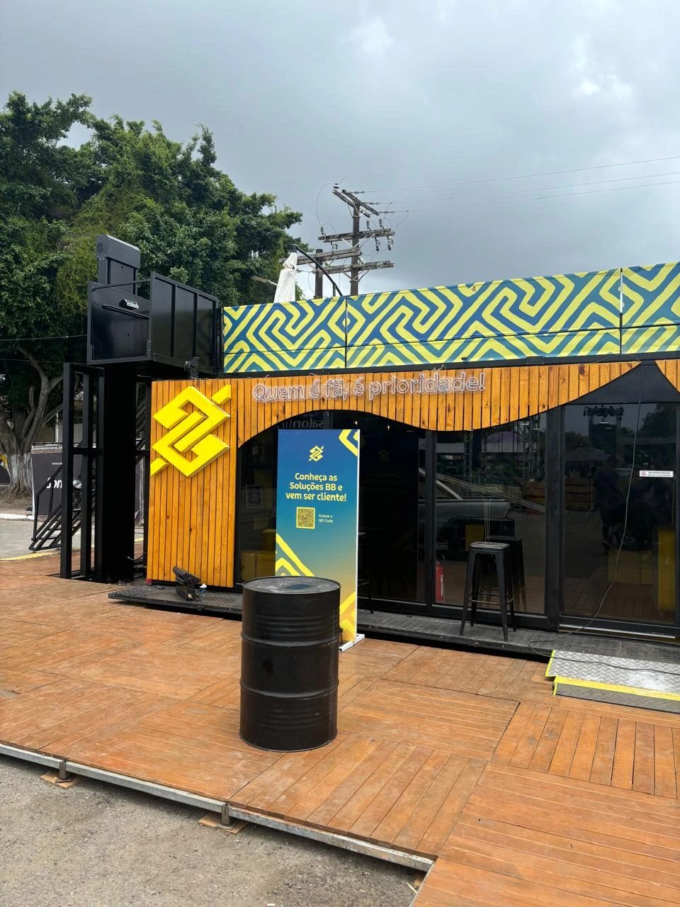 Stand Banco do Brasil no Afropunk